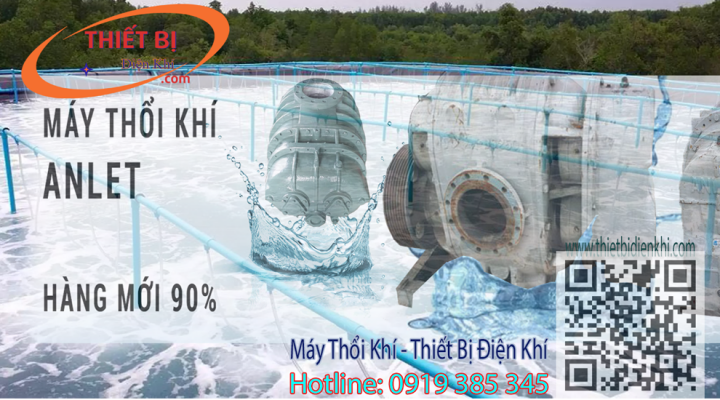 Máy thổi khí Anlet hàng Nhật bãi