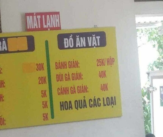 Những biển hiệu hài hước chỉ có ở Việt Nam MÁT LẠNH ĐỒ ĂN VẶT